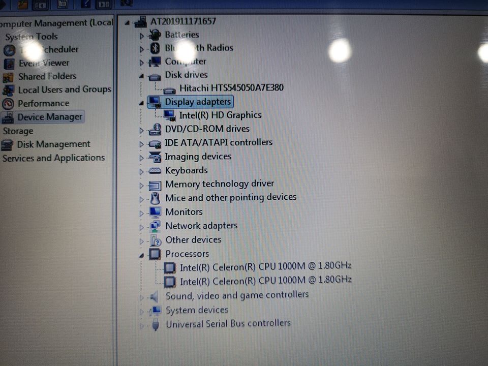 ASUS X45A Celeron 1000M