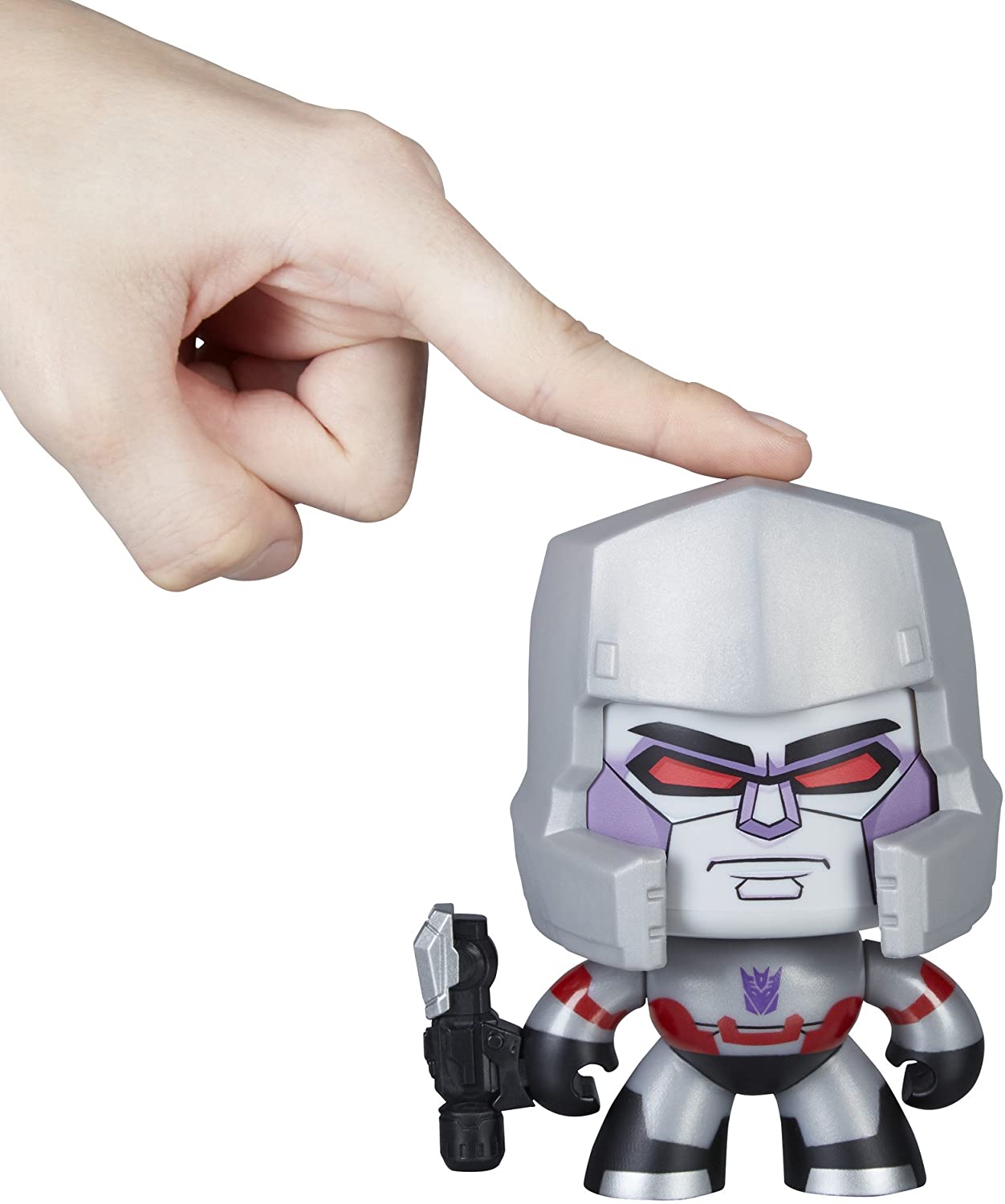 Hasbro Transformers Mighty Muggs Megatron ฮาสโบร ทรานสฟอเมอร์ส ไมตี้ มักส์ เมกะทรอน ตุ๊กตาเปลี่ยนหน้าได้ ลิขสิทธิ์แท้