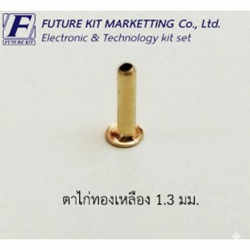 FuturePack FP7013 ตาไก่ทองเหลือง 1.3mm.