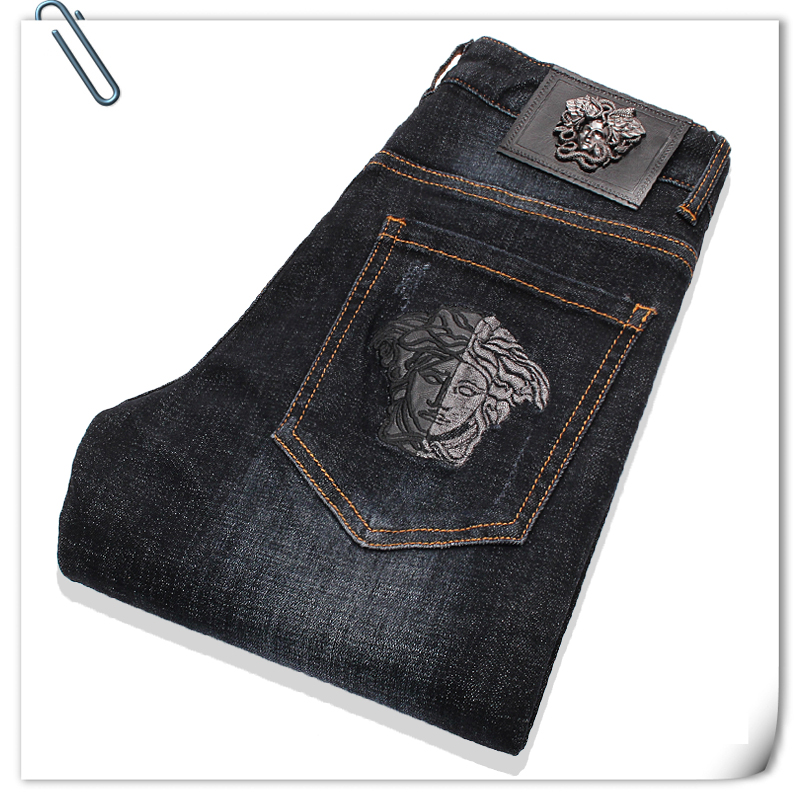 001006 ยีนส์ Ajaz James Style Versace Italy New Summer 2019 Jeans Denim Slim feet Size 28-38