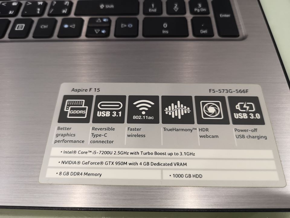 Acer Aspire F5-573G-566F