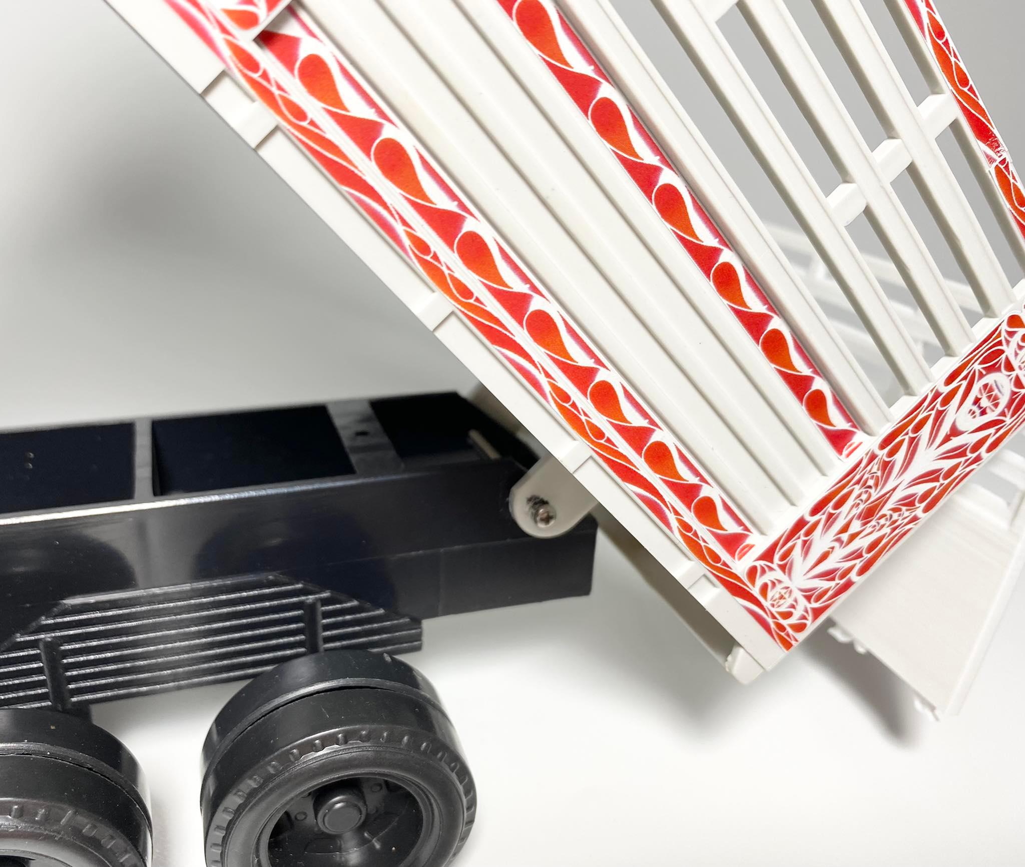 น๊อตแกนดั๊มพ์หม่ำโมเดล P71 แกนเหล็กยึดดั๊มพ์รถของเล่น แกนดั๊มโมเดลรถบรรทุก nut for truck model part