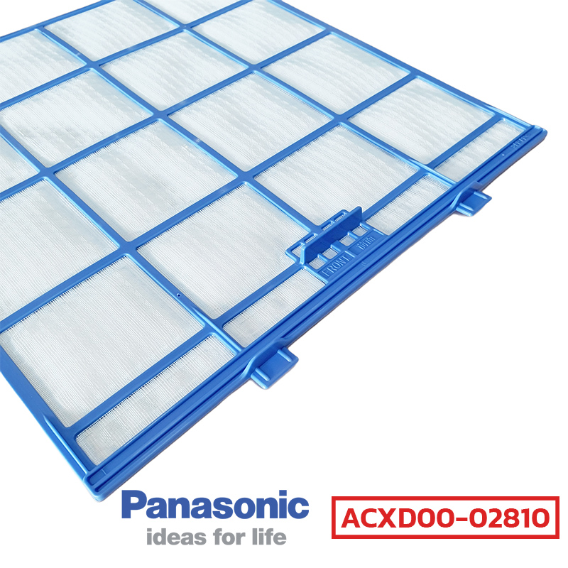 ฟิลเตอร์แอร์ PANASONIC แผ่นกรองแอร์ ACXD00-02810 แผ่นกรองฝุ่น พานาโซนิค (9,000 - 13,000 บีทียู)