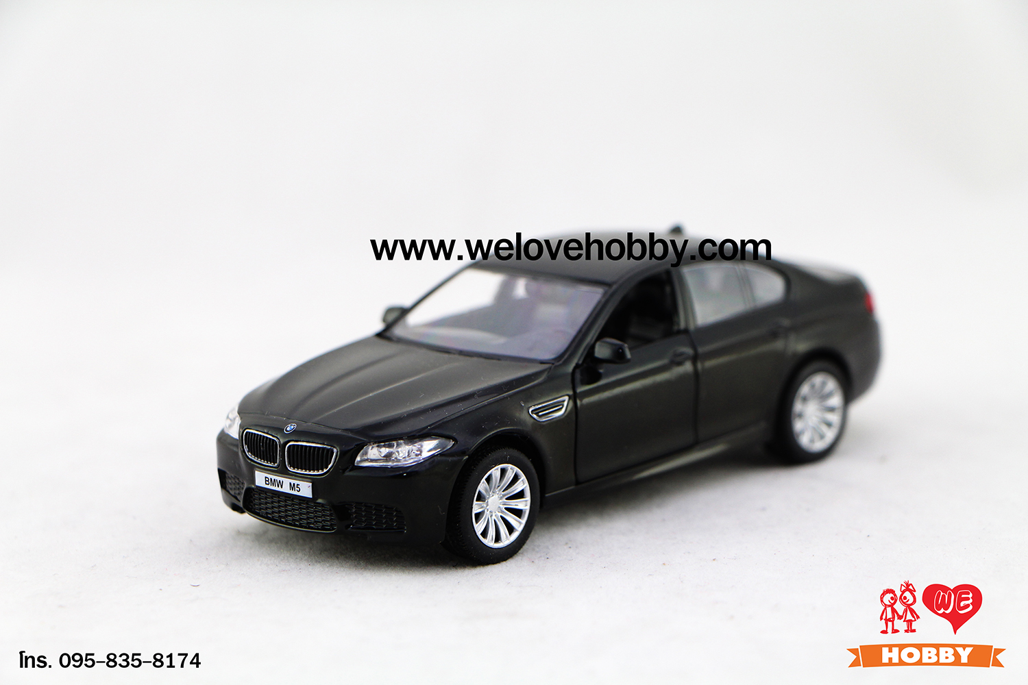 โมเดลรถ BMW M5 สีดำ Scale 1:32