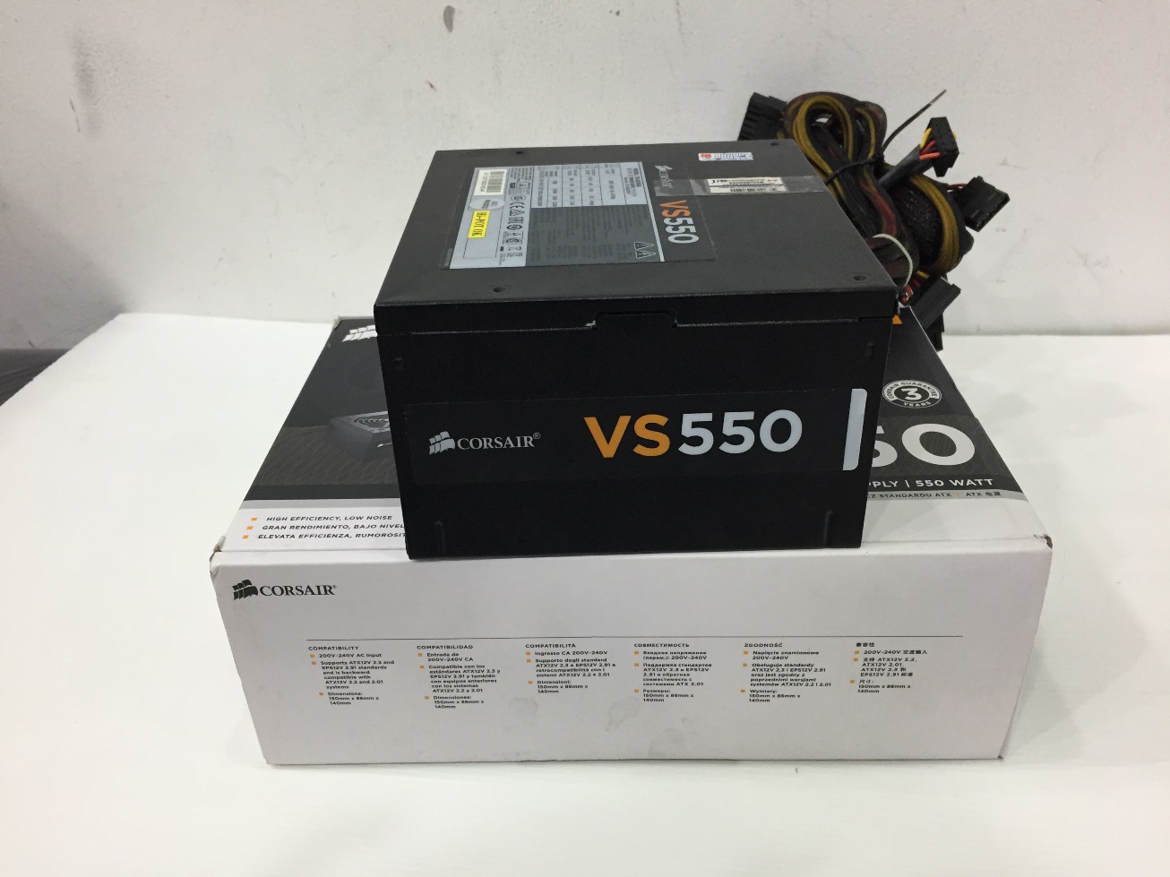 Corsair VS550 550W. 80+ 12/2018