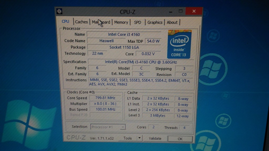 MSI H97 GAMING 3 + Core i3-4160 ประกันเยอะๆ