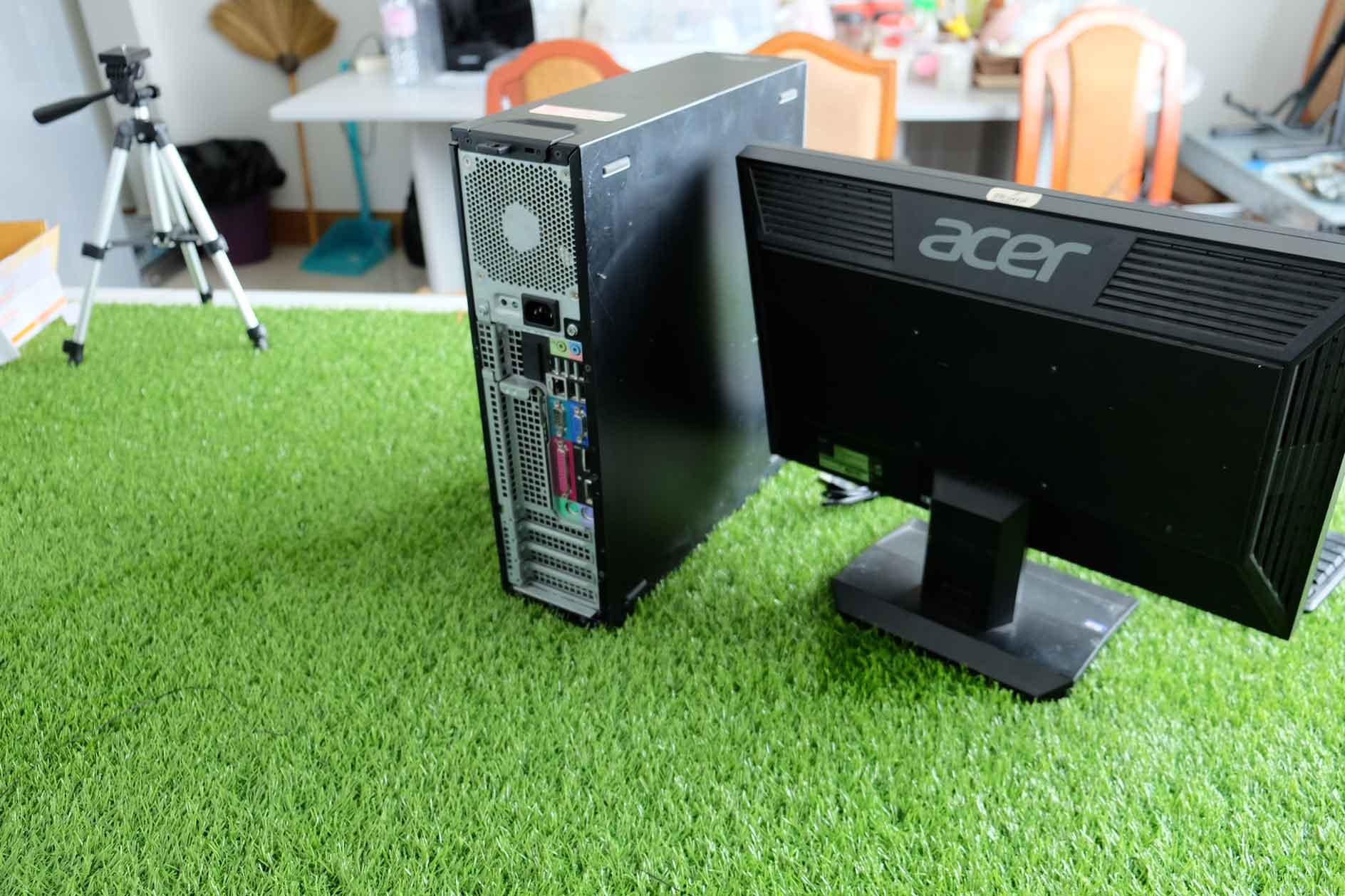 Dell Optiplex 980 Set จอ 17 นิ้ว มาพร้อมเม้าส์ คีร์บอร์ด usb wifi ครบชุด เครื่อง pc dell ราคาถูก คุณภาพสูง มาพร้อมลิขสิทธิ์แท้ i3-530 Ram 4 GB HDD 320 GB