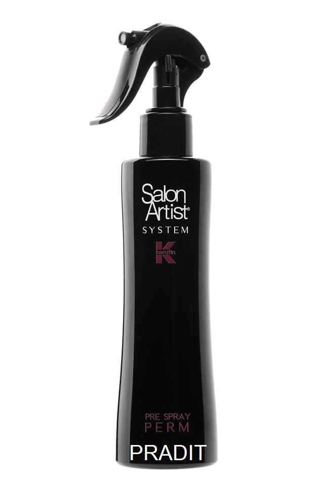 Salon Artist Pre Spray Perm (ขวดดำ - หัวฉีดดำ) 200 กรัม