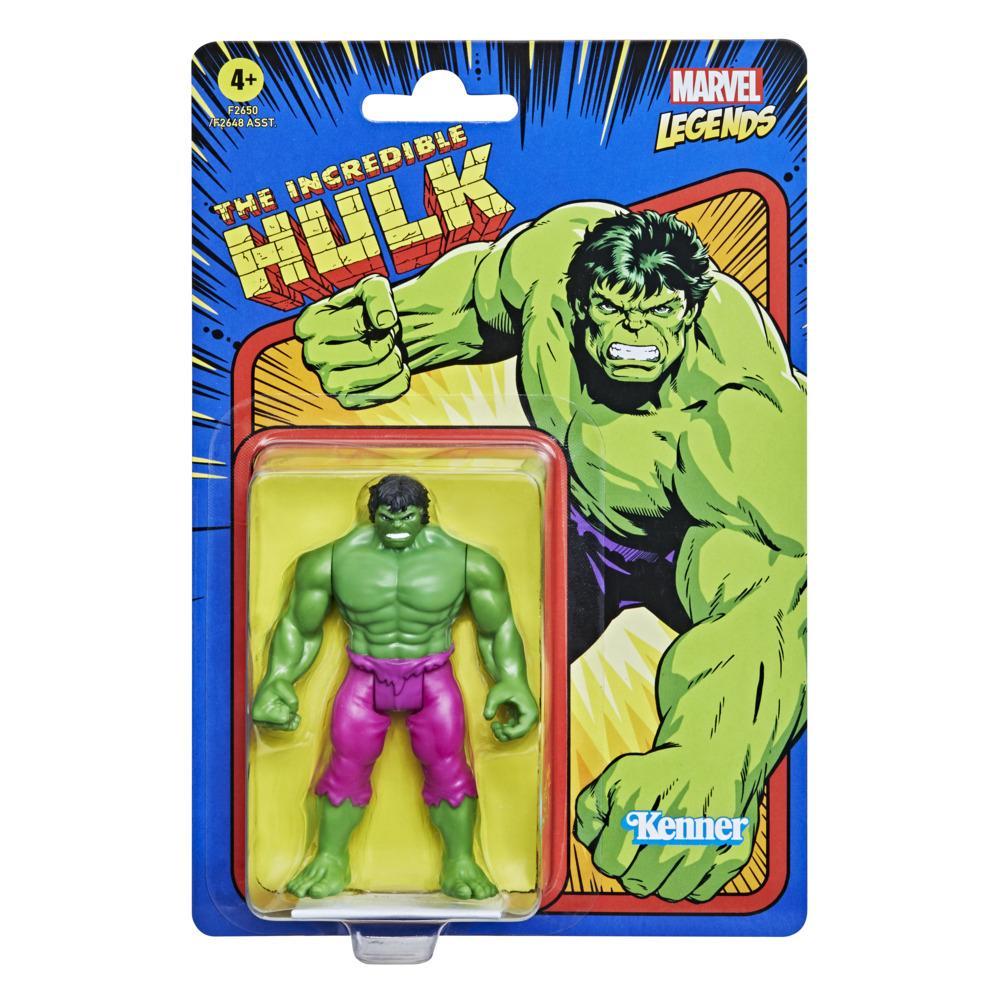 Hasbro Marvel Legends Series Hulk 3.75-Inch Retro 375 Collection Action Figure ฮาสโบร มาร์เวล เลเจนด์ หุ่นโมเดลฟิกเกอร์ ฮัลค์ ขนาด 3.75 นิ้ว ลิขสิทธิ์แท้