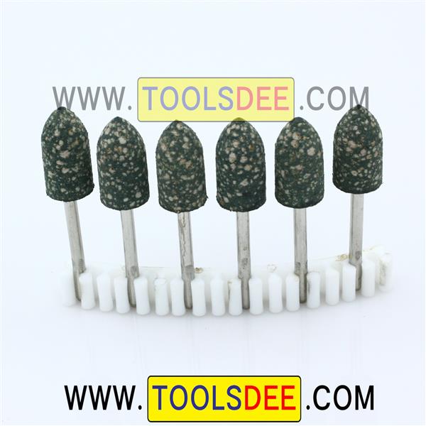 ลูกยางขัดเงา แกน 3 mm ชุด 6 ชิ้น