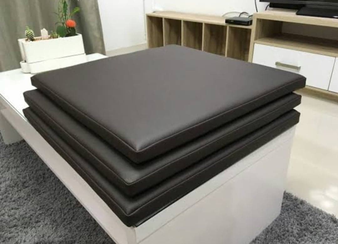 เบาะรองนั่งยางพาราหุ้มปลอก PVC