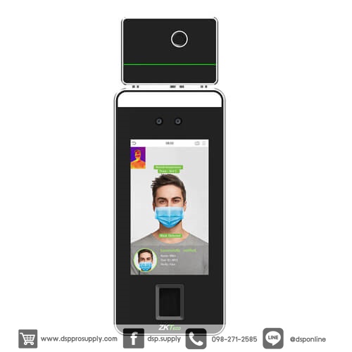 ขายถูก เครื่องสแกนใบหน้าตรวจวัดอุณหภูมิ Zkteco SmartAC1 [Ti]