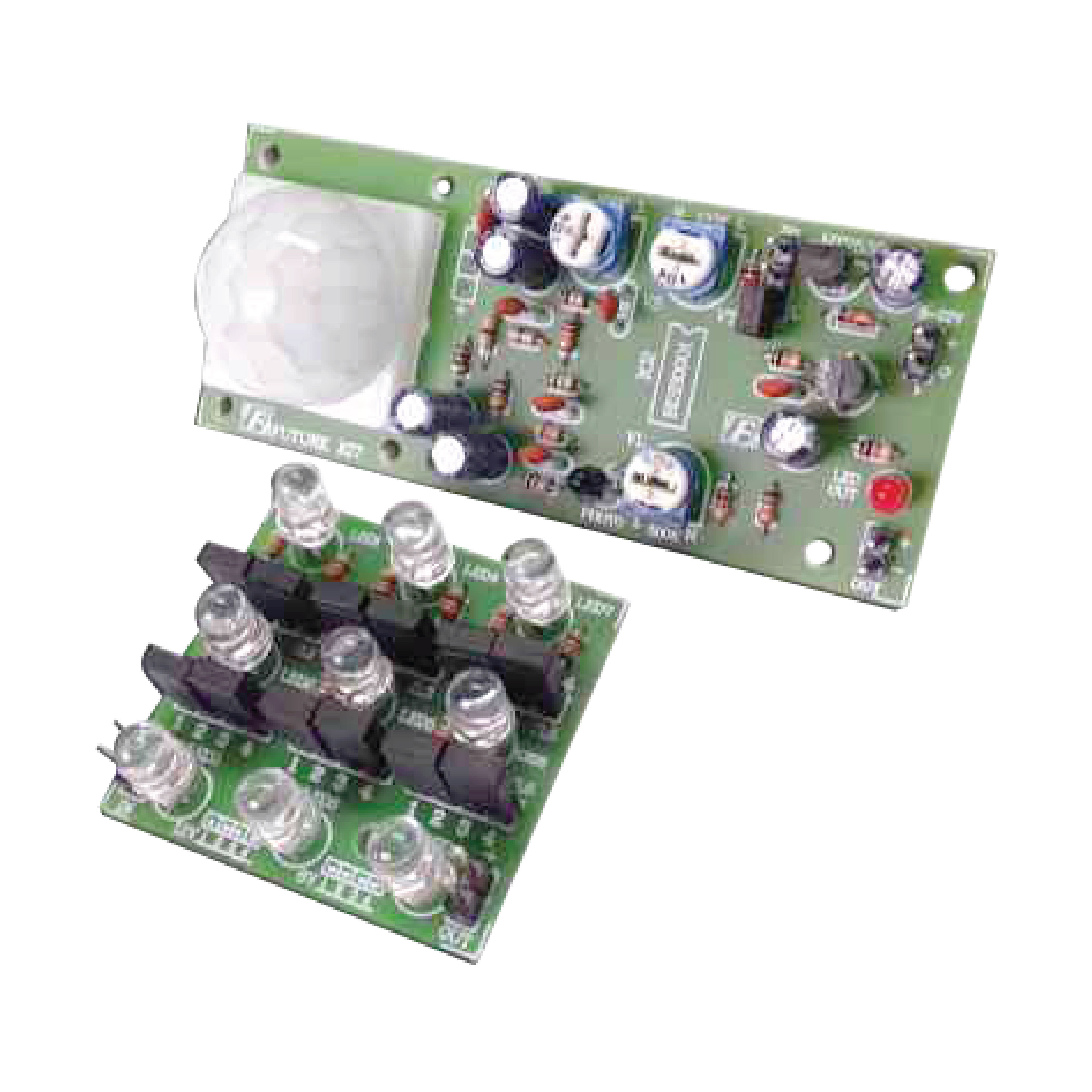 FutureKit FK517 PIR เสียงติ่ง-ต่อง ตรวจจับการเคลื่อนไหว เปิดไฟอัตโนมัติ 9 LED (SMD)