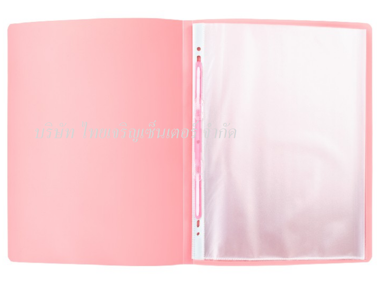 แฟ้มโชว์เอกสารตราช้าง PF01 A4 คละสี (โหล)