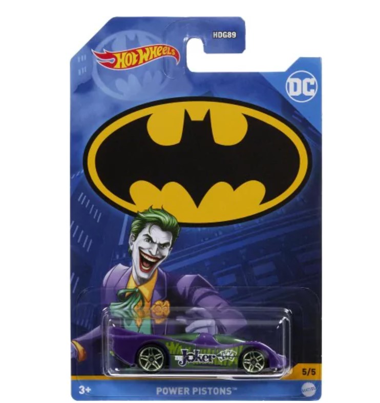 โมเดลรถแบทแมนฮอทวีล Hot Wheels Batman Series (2022) - Power Pistons (5/5)
