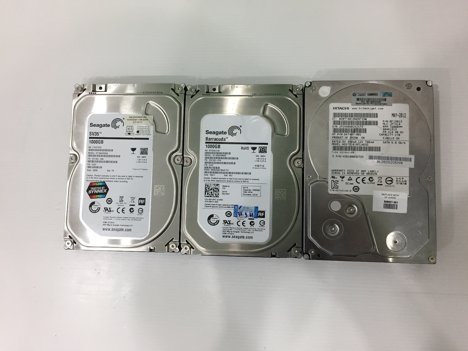 1TB. 3.5" PC มือสอง