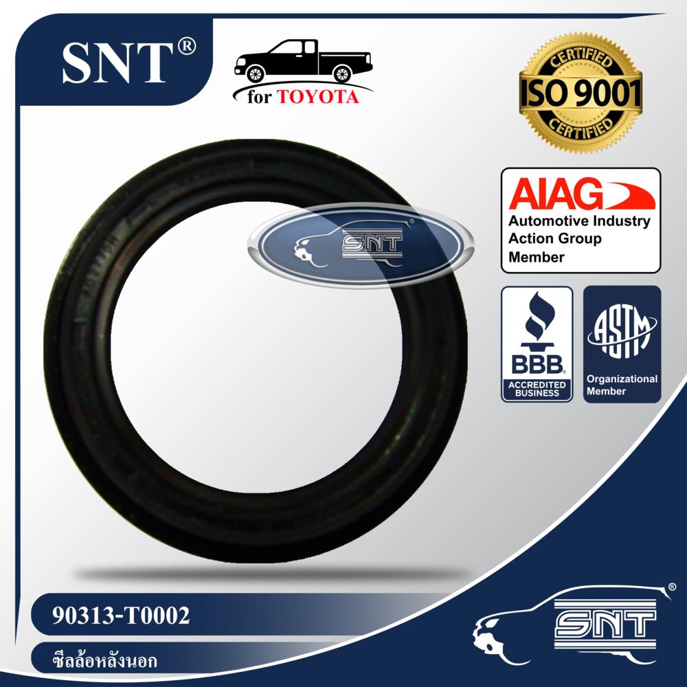 SNT ซีลล้อหลังนอก, Oil Seal - TOYOTA ( โตโยต้า ) รุ่น HILUX VIGO CHAMP (วีโก้แชมป์), SMART ปี 2008-2012, REVO (รีโว่) 2WD 4WD P/N 90313-T0002, XG0798E