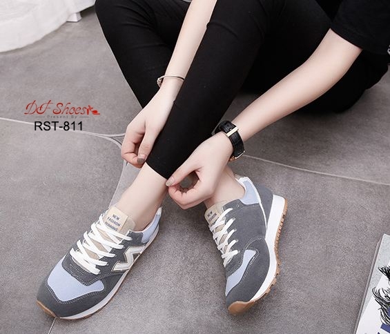 รองเท้าผ้าใบ Style New Balace (สีชมพู)