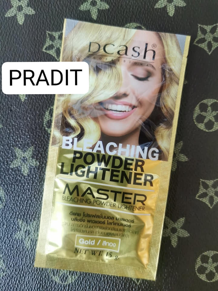 DCASH MASTER Bleaching Powder Lightener (Gold) 15 กรัม