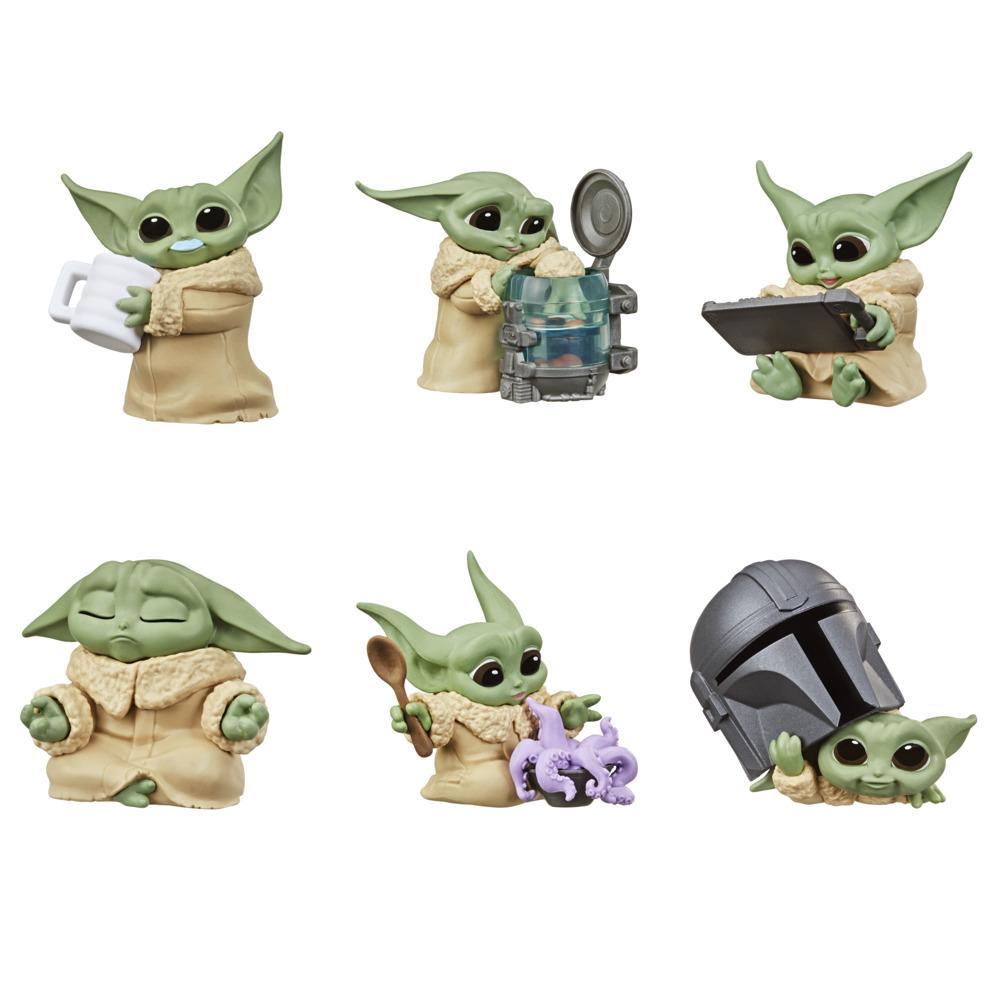 Hasbro Star Wars The Bounty Collection Series 3 The Mandalorian The Child Baby Yoda 2.25-Inch-Scale Figure ฮาสโบร สตาร์ วอร์ส แมนดาโรเลี่ยน หุ่นโมเดลฟิกเกอร์ เบบี้ โยดา ขนาด2.25 นิ้ว ครบเซ็ต6ตัว ลิขสิทธิ์แท้