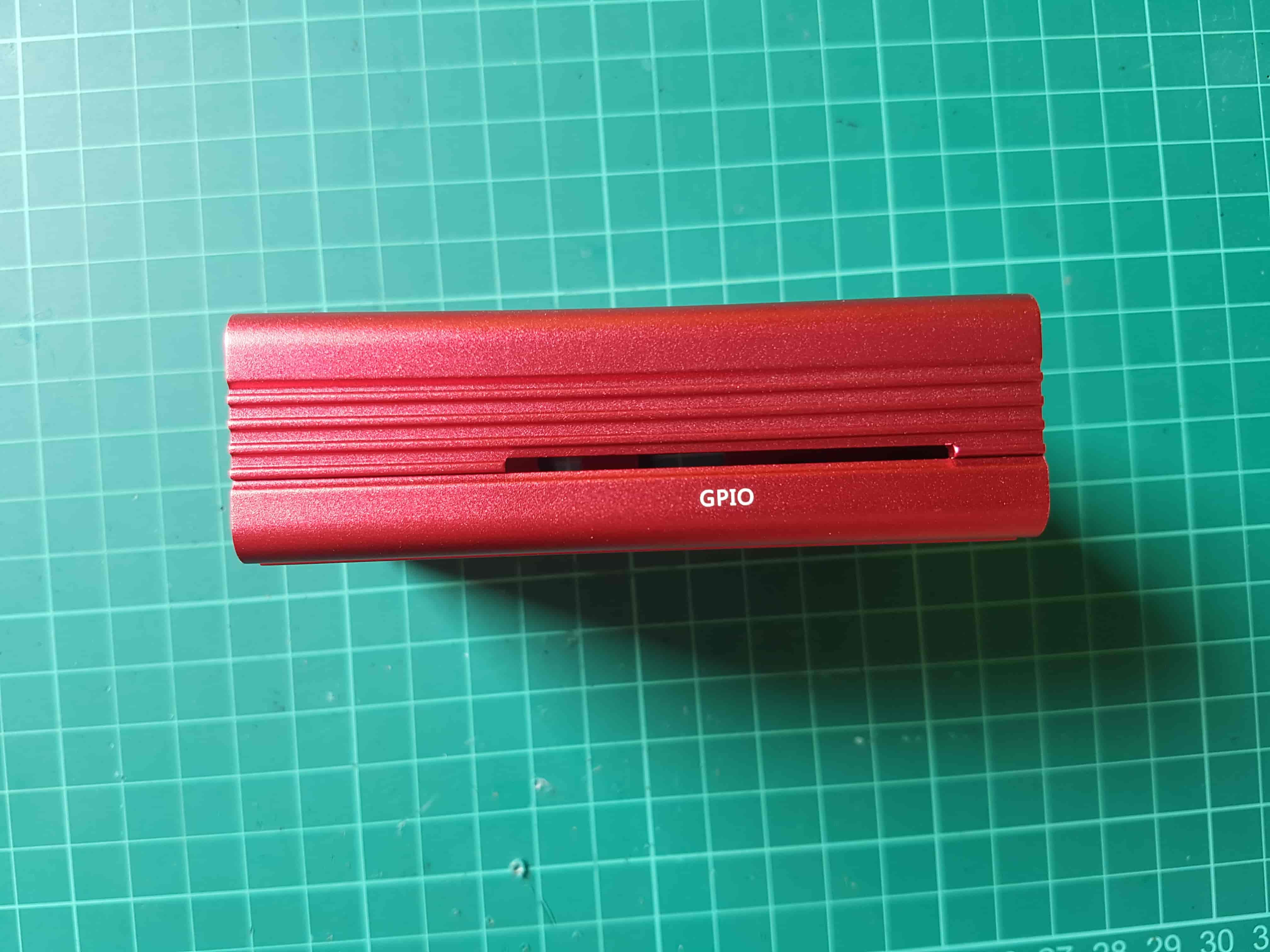Aluminium Case Pi2/Pi3 (Red)