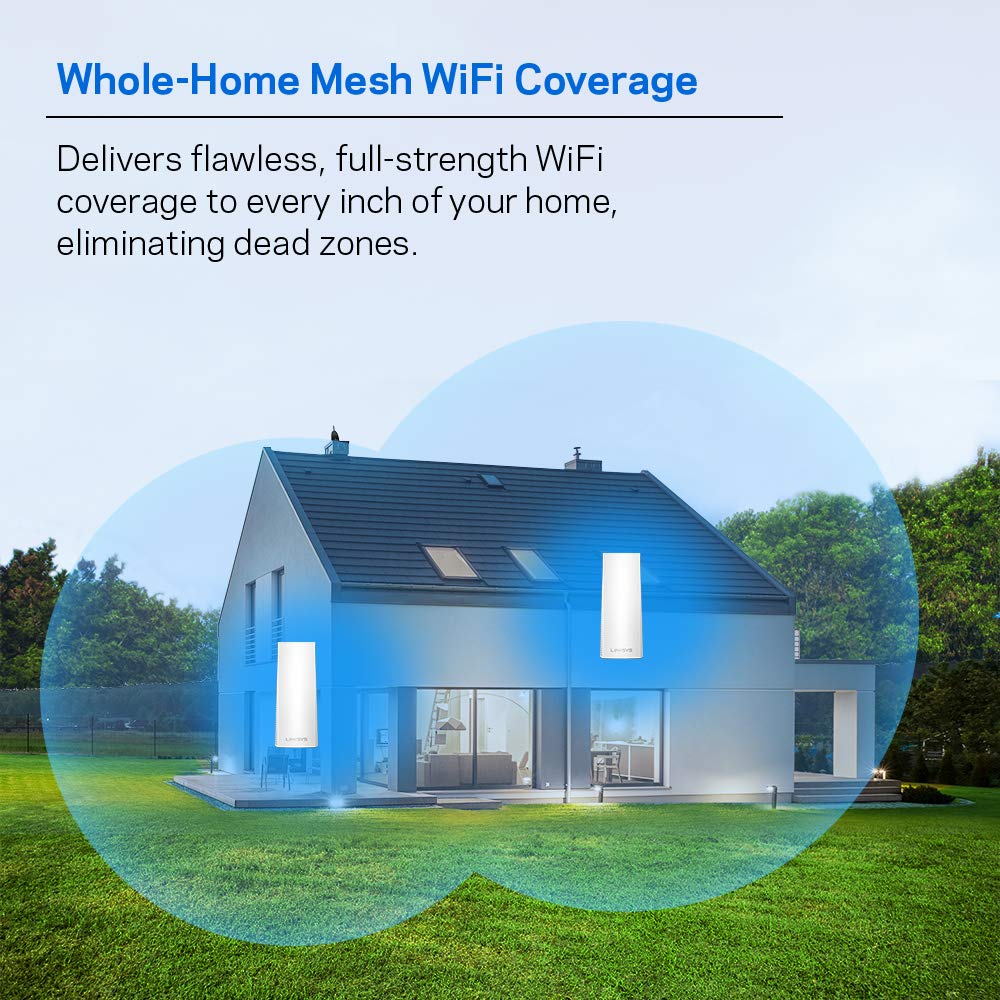 ขายถูก LINKSYS VELOP WHOLE HOME MESH WI-FI TRI-BAND(Pack 3) ส่งฟรี/ออกใบกำกับภาษีได้/ประกัน3ปี
