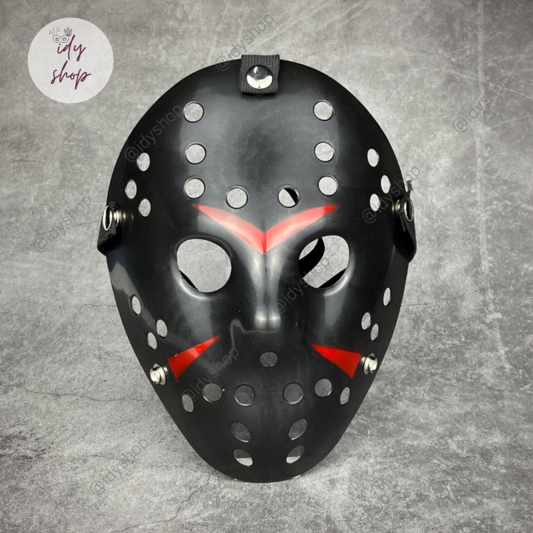 หน้ากาก Jason Friday The 13th มีสายรัดสำหรับสวมใส่ หน้ากากสยองขวัญ สำหรับวันฮาโลวีน หน้ากากปาร์ตี้ หน้ากากแฟนซี หน้ากากฮาโลวีน idyshop