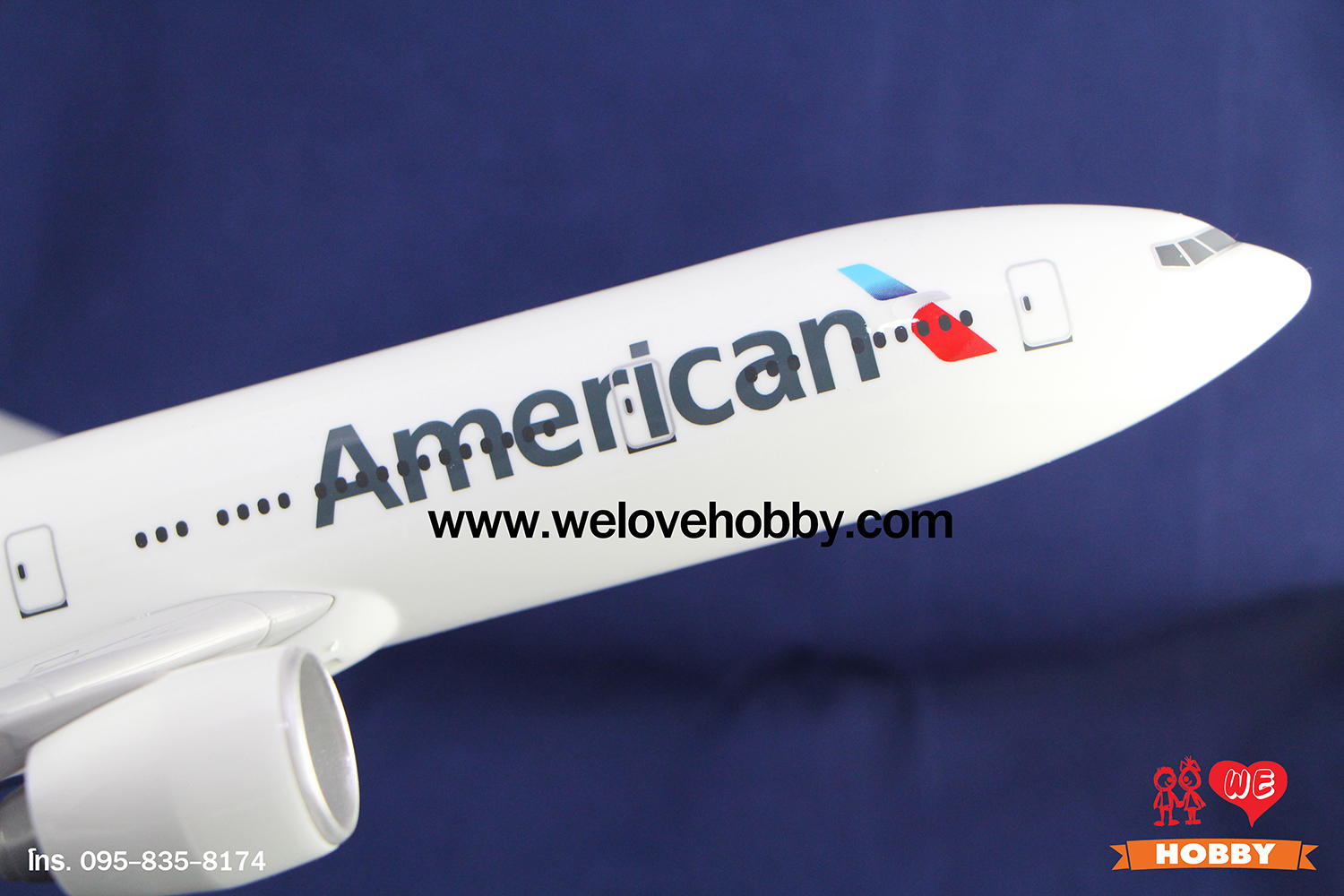 โมเดลเครื่องบิน American Airlines (Boeing 777) สหรัฐอเมริกา USA ลำใหญ่