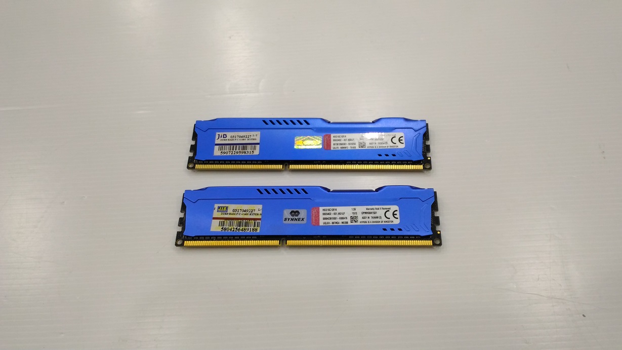 8GB. KINGSTON HyperX FURY 4GB.X2