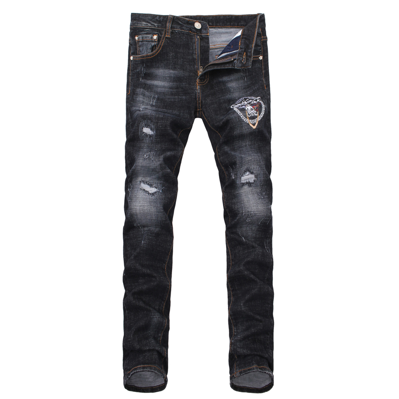 000991 ยีนส์ Ajaz James Style Versace Italy New Summer 2019 Jeans Denim Slim feet Size 28-38