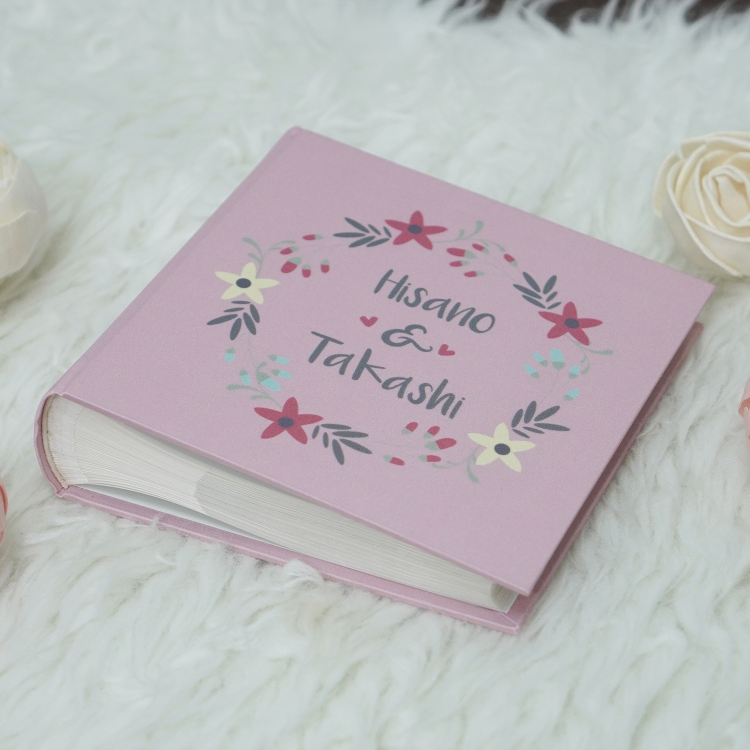 อัลบั้มสั่งทำใส่ชื่อ ลาย Floral Frame