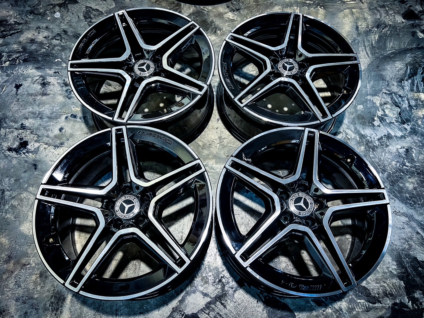 ล้อเบนซ์แท้ AMG 5 TAWIN SPOKE NEW 19"