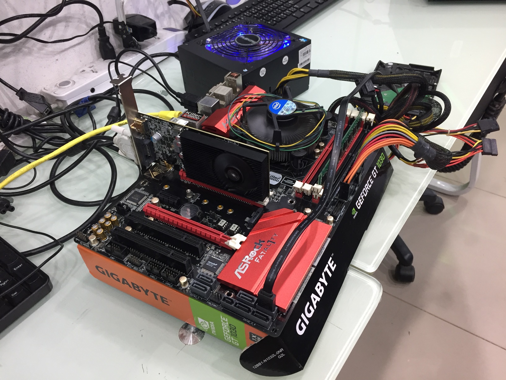 i3-4160 พร้อมบอร์ด Asrock Fatal1ty H97 Killer ไม่มีฝาหลัง