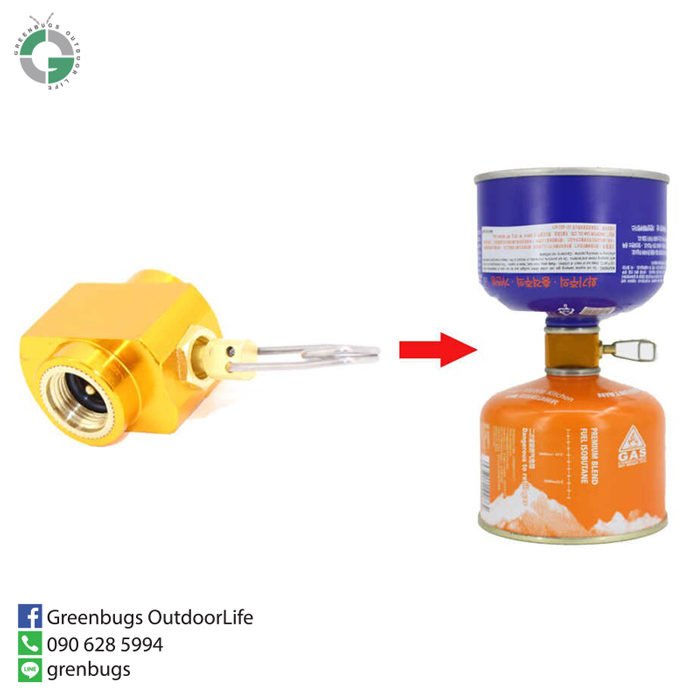ตัวถ่ายแก๊สมีวาล์วในตัว (Adapter Shifter Refill Valve Gas)