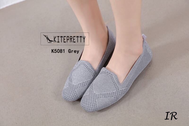 รองเท้าคัทชูไหมพรมนิ่ม (สีชมพู)