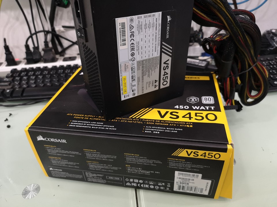 CORSAIR 450W VS450 (80+ WHITE) Advice 10/2021