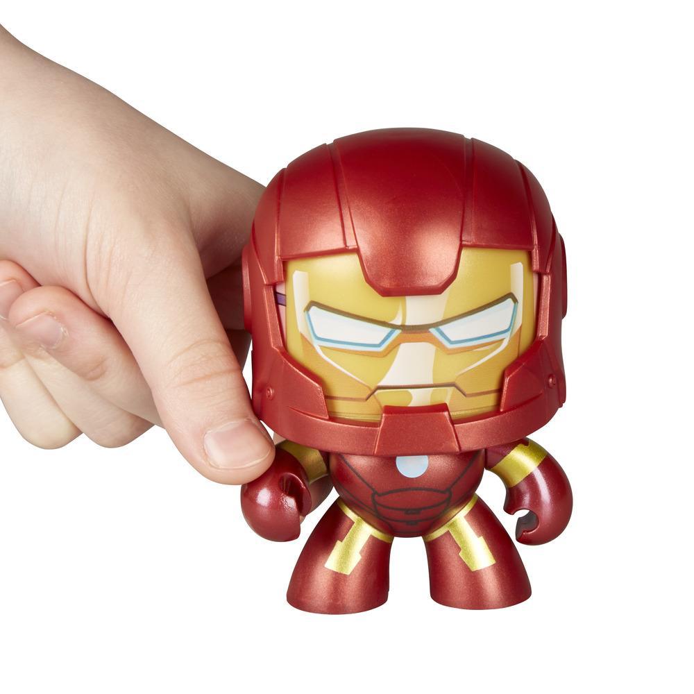 Hasbro Marvel Avengers Mighty Muggs Iron Man ฮาสโบร มาร์เวล อเวนเจอร์ส ไมตี้ มักส์ ไอรอน แมน ตุ๊กตาเปลี่ยนหน้าได้ ลิขสิทธิ์แท้