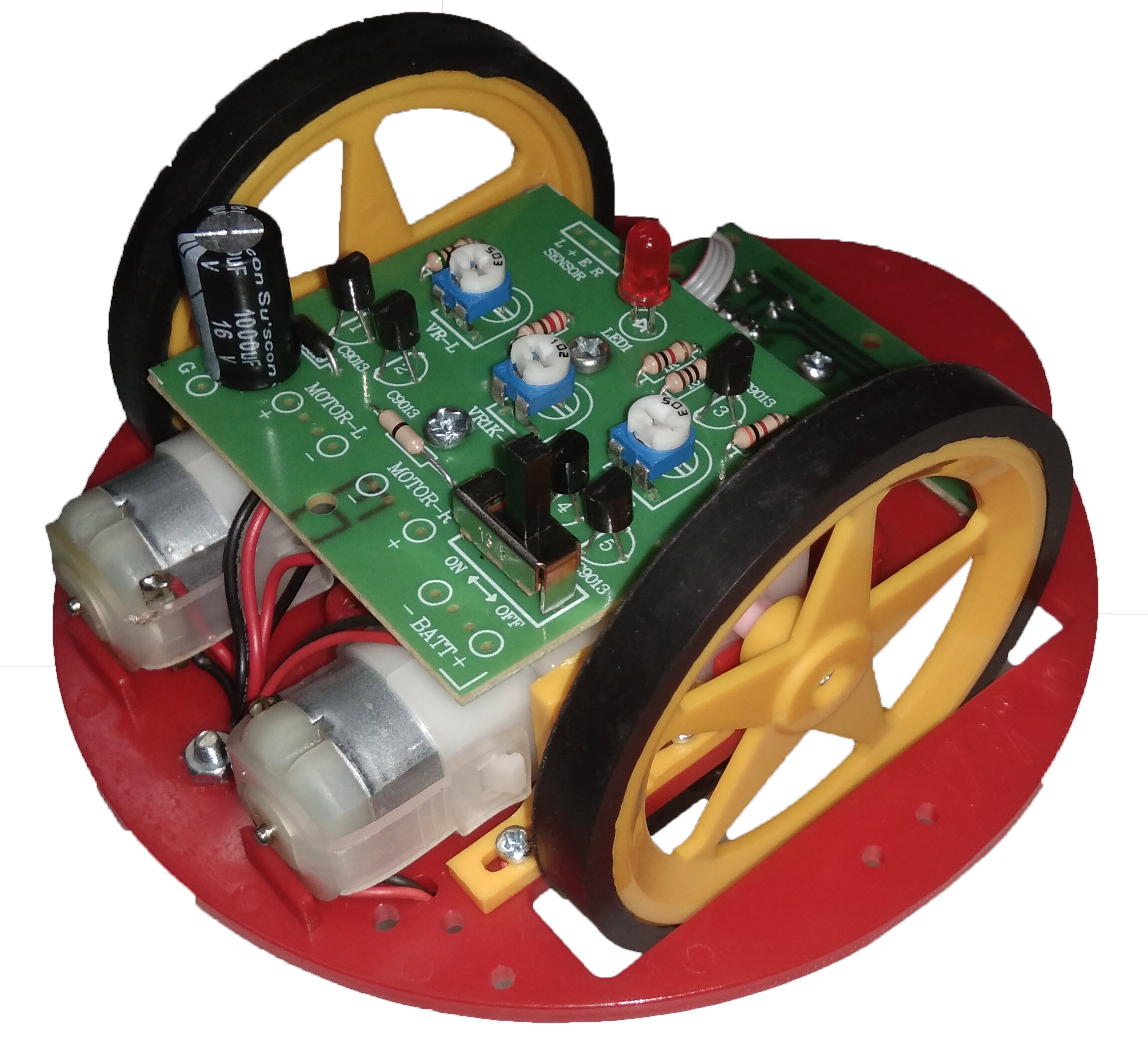 MICROBOT KIT MB122 วงจรหุ่นยนต์เดินตามเส้น