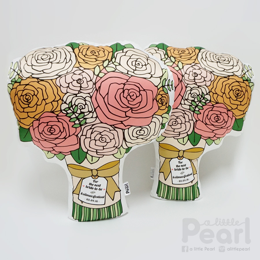 หมอนช่อกุหลาบ Rose Bouquet