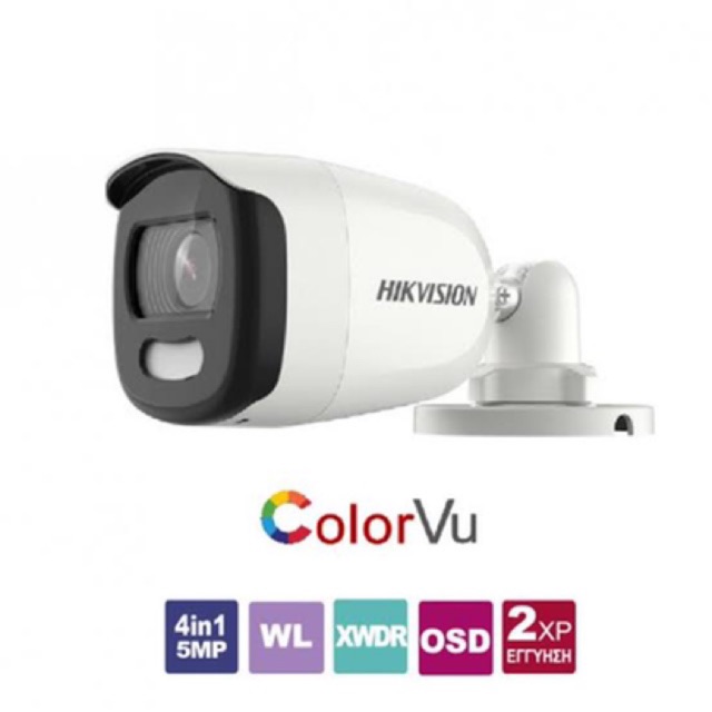 ขายถูก HIKVISION กล้องวงจรปิด 5 ล้านพิกเซล รุ่น DS-2CE10HFT-F (เลนส์ 3.6 มม.)สินค้าประกันศูนย์