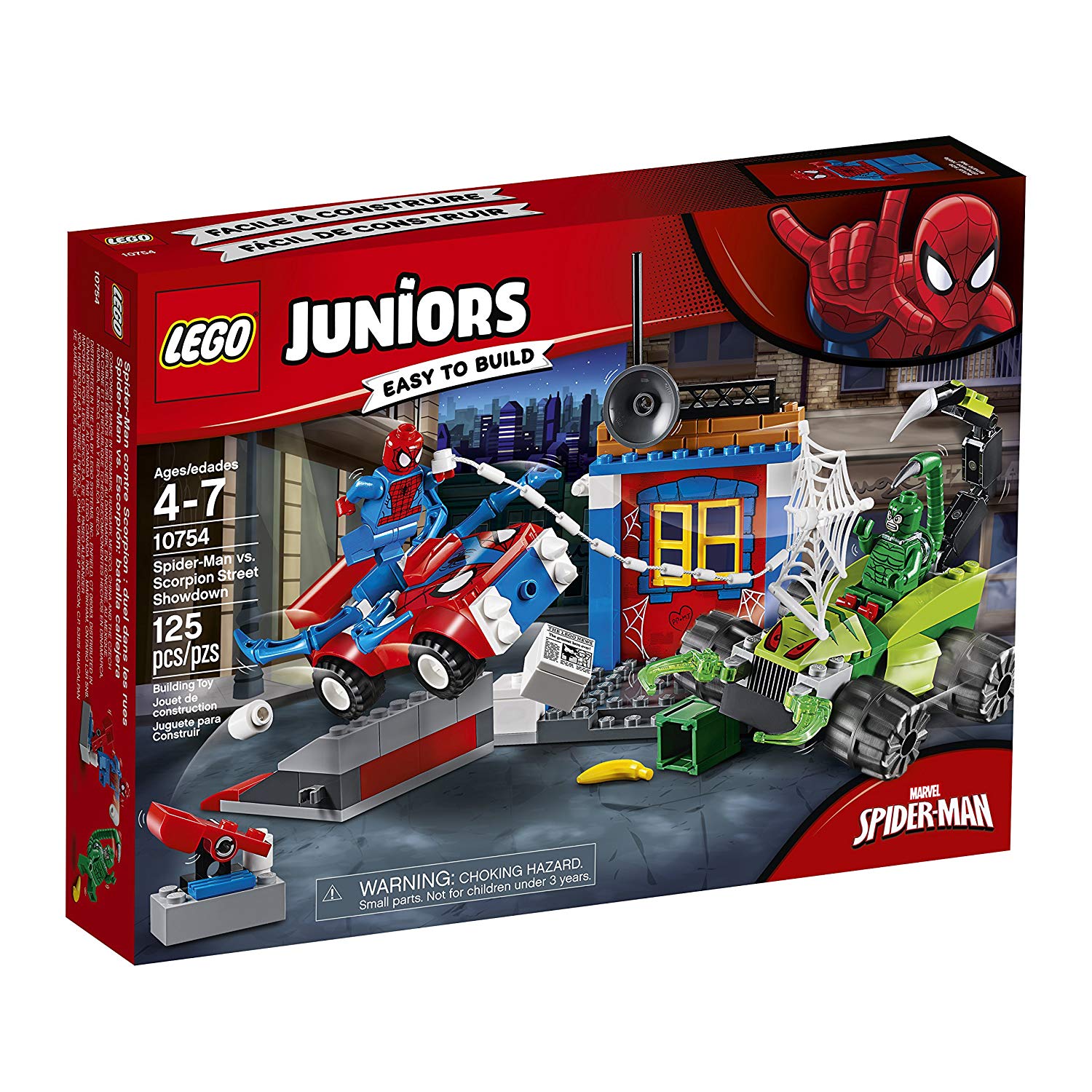 LEGO Juniors Marvel : Spider-Man vs. Scorpion Street Showdown รุ่น 10754