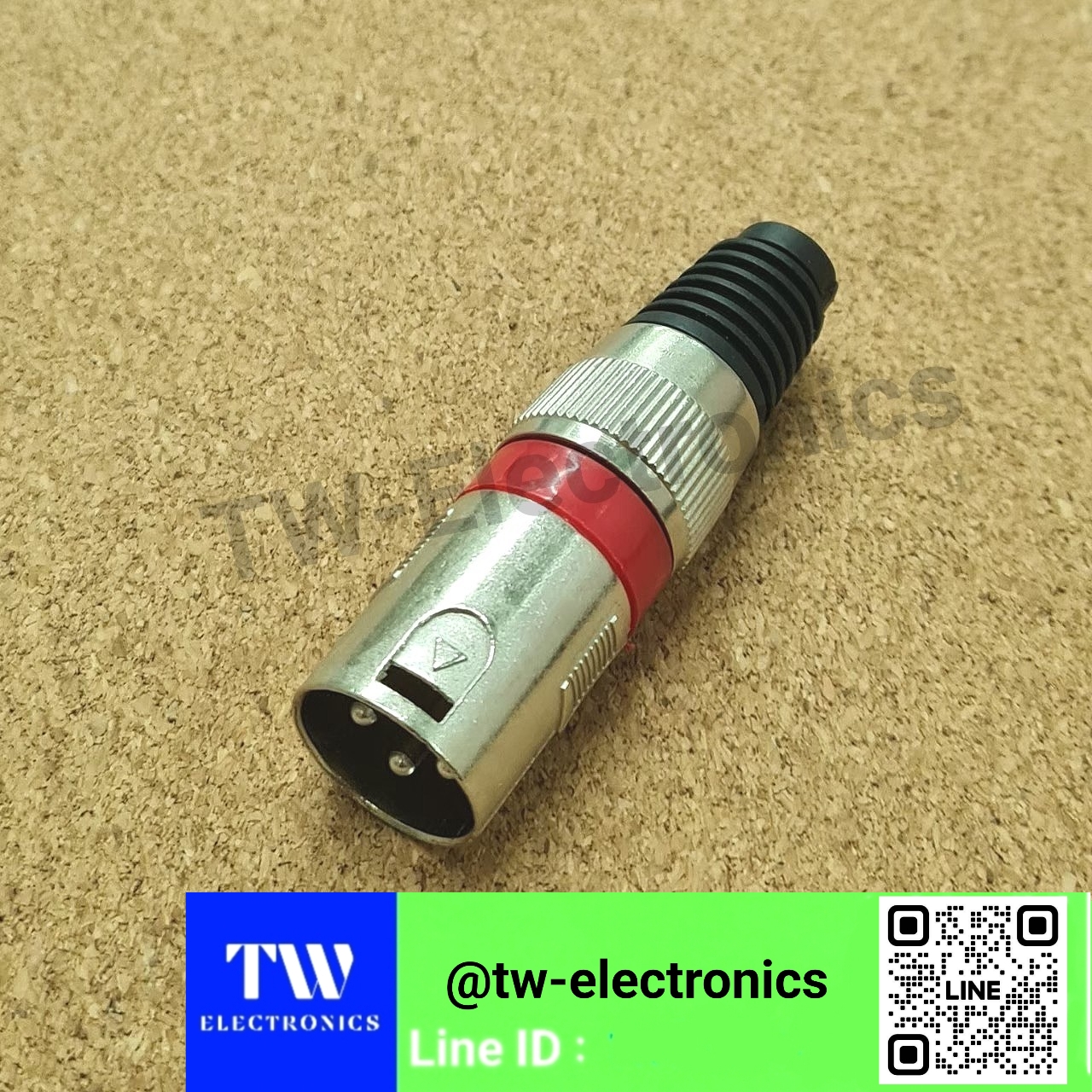 XLR ตัวผู้ คาดสีแดง