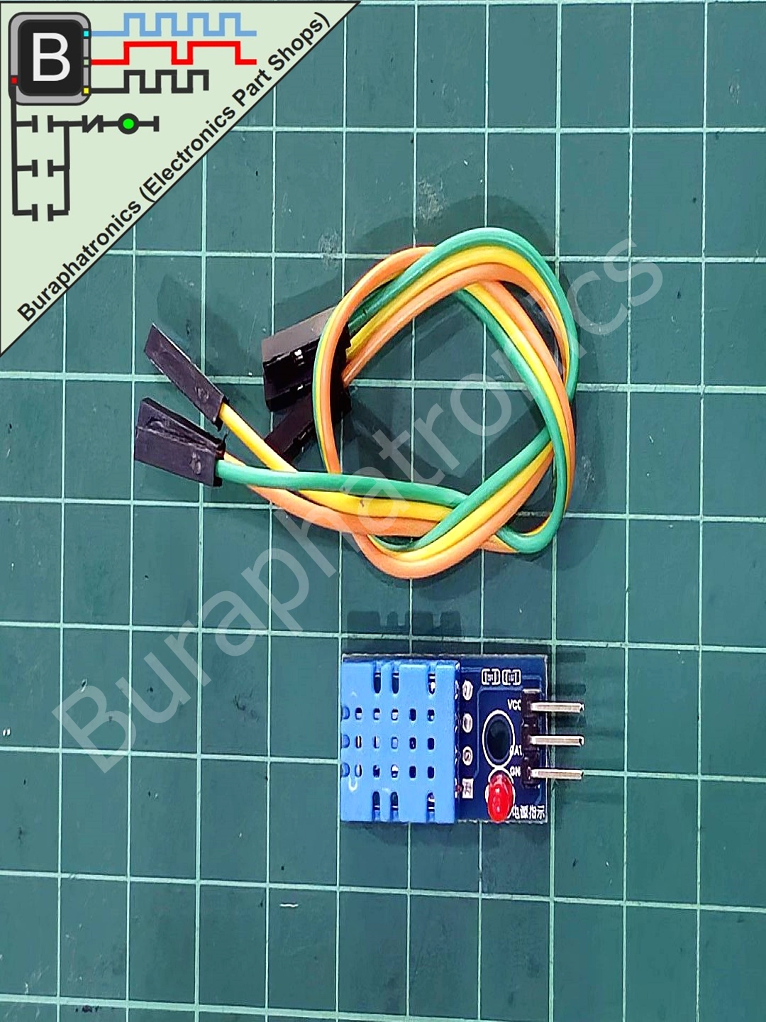 DHT11 Temperature & Humidity Sensor (เซนเซอร์วัดอุณหภูมิและความชื้น)