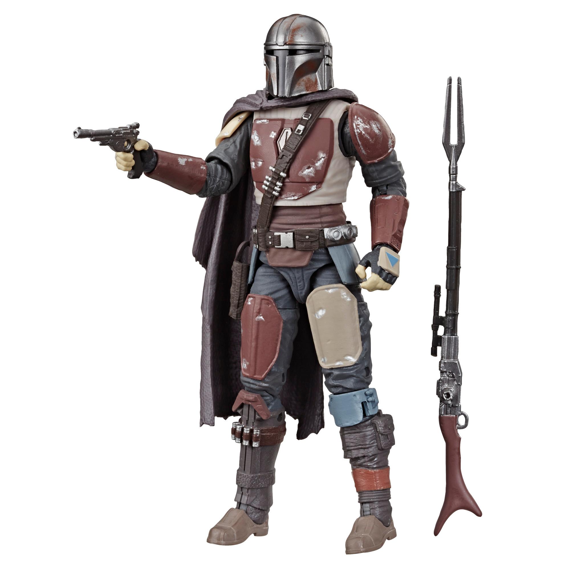 Hasbro Star Wars The Black Series The Mandalorian 6-inch-scale Figure ฮาสโบร สตาร์ วอร์ส เดอะ แบล็ค ซีรีส์ หุ่นโมเดลฟิกเกอร์ เดอะ แมนดาโรเลี่ยน ขนาด 6 นิ้ว ลิขสิทธิ์แท้