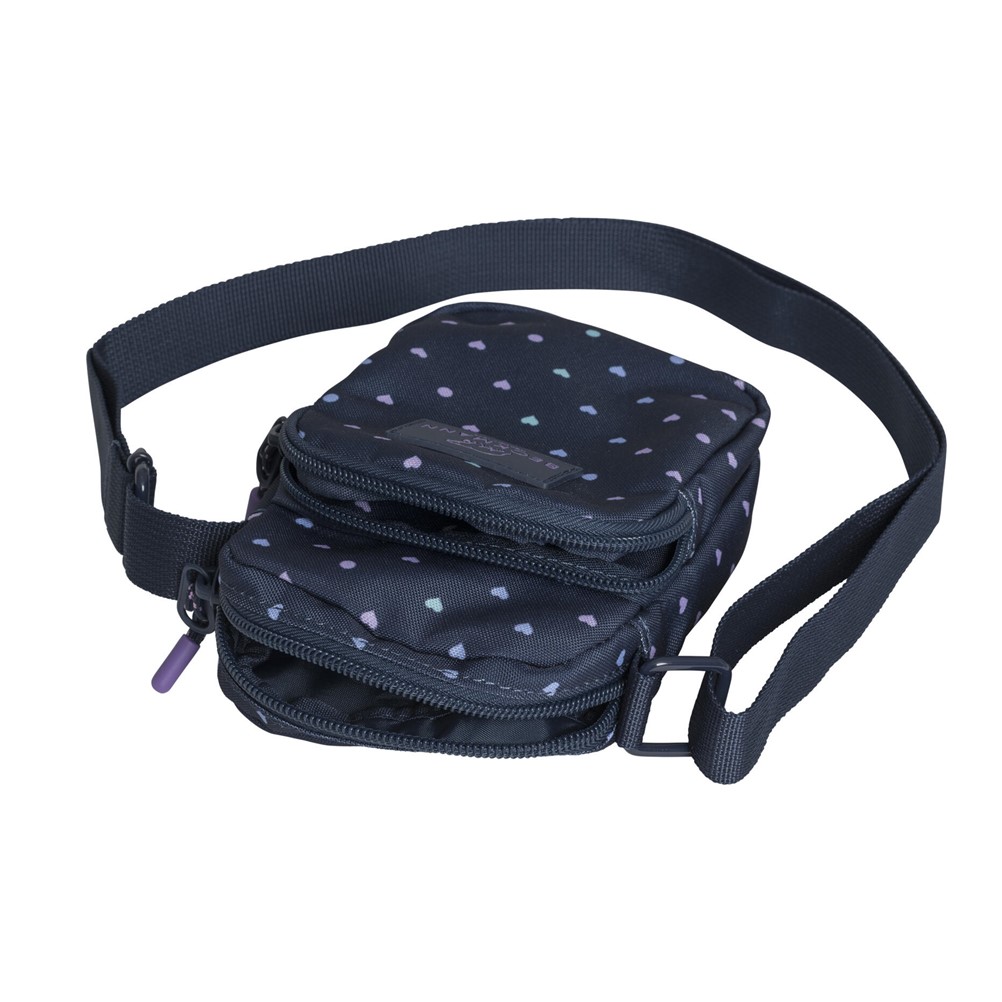 Crossbody bag - Blue Hearts