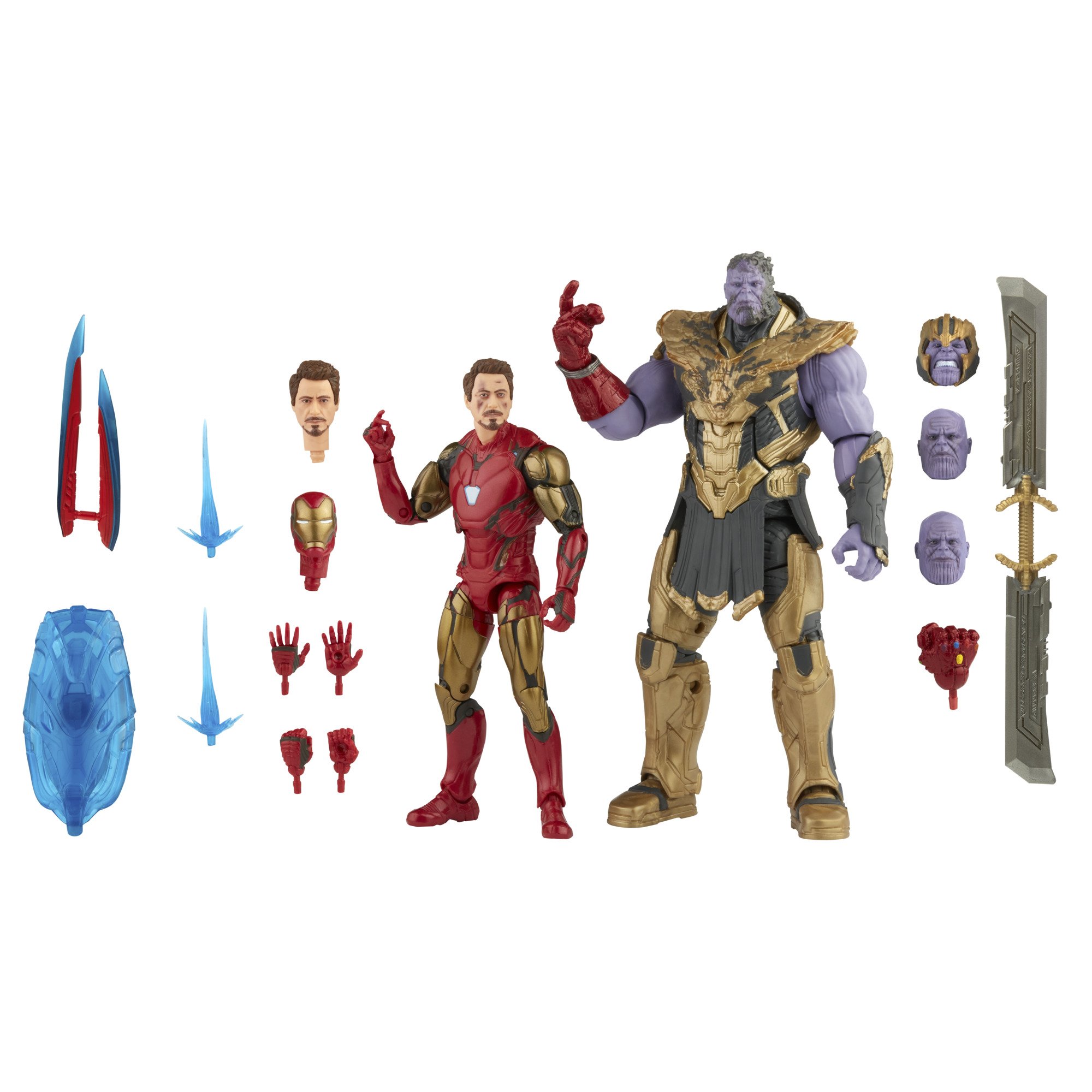Hasbro Marvel Legends Series Iron Man Mark 85 vs. Thanos Avengers Infinity Saga 6-inch Scale Figure ฮาสโบร มาร์เวล เลเจนด์ หุ่นโมเดลฟิกเกอร์ ไอรอนแมน มาร์ค85 และ ธานอส ขนาด 6 นิ้ว ลิขสิทธิ์แท้