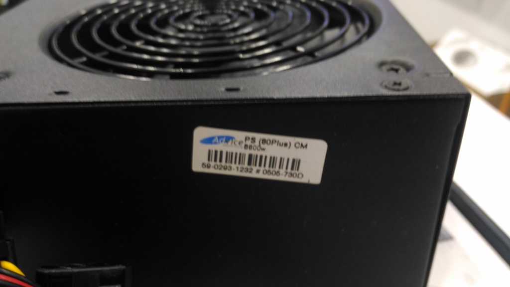 (80Plus) COOLER MASTER B 600W