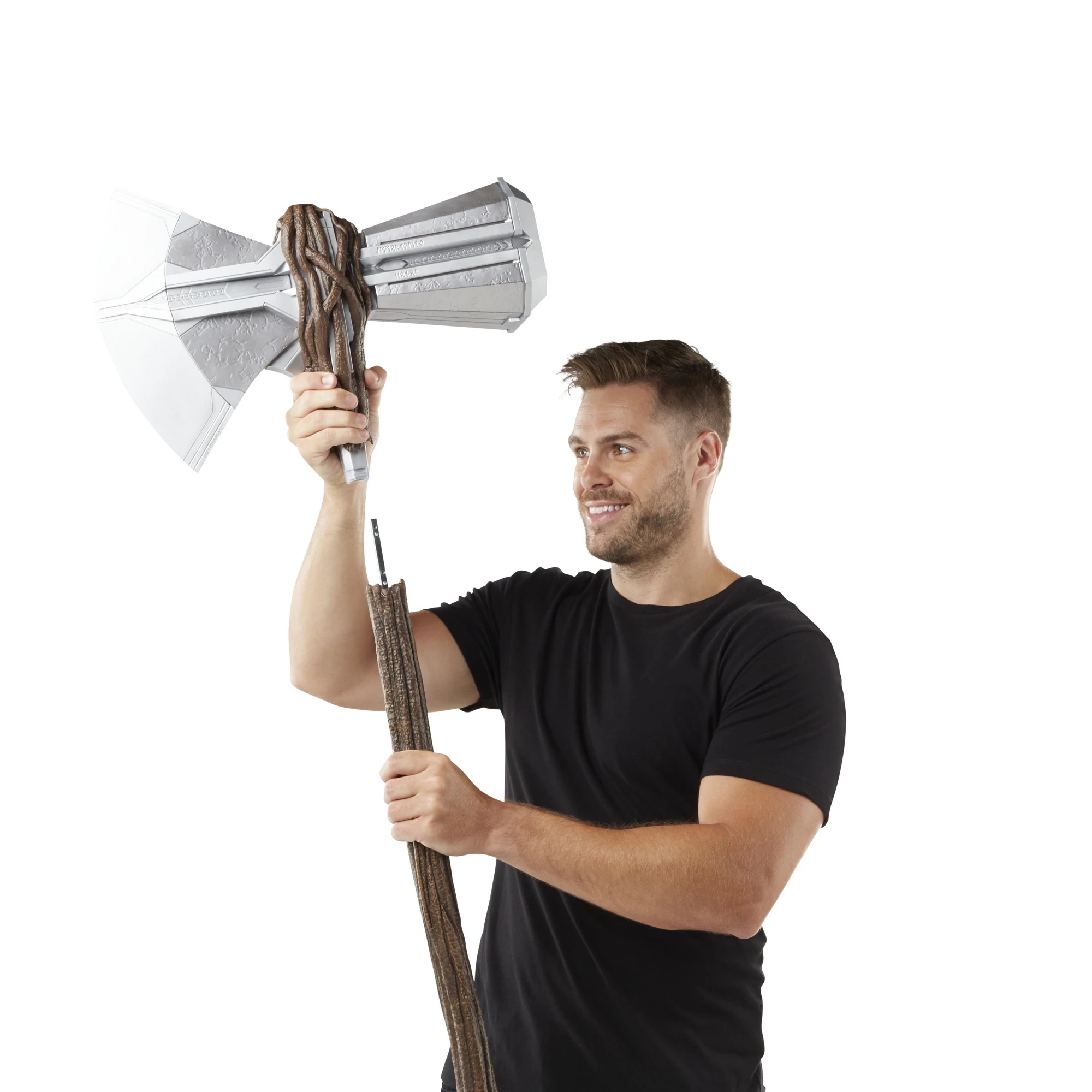 Hasbro Marvel Legends Avengers: Endgame Stormbreaker Electronic Axe Thor Gear 1:1 Scale ฮาสโบร มาร์เวล ลีเจนท์ อเวนเจอร์ส สตอร์มเบรคเกอร์ มีไฟ-เสียงซาวน์เอฟเฟ็ก ลิขสิทธิ์แท้