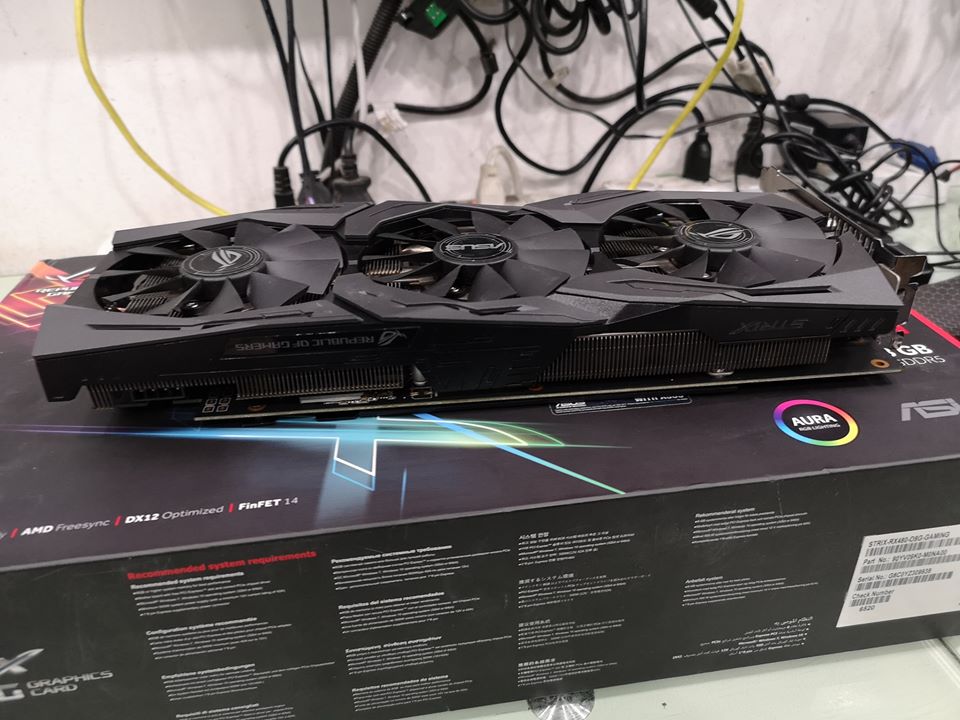 ASUS StriX RX480 8GB. DDR-5 256Bit