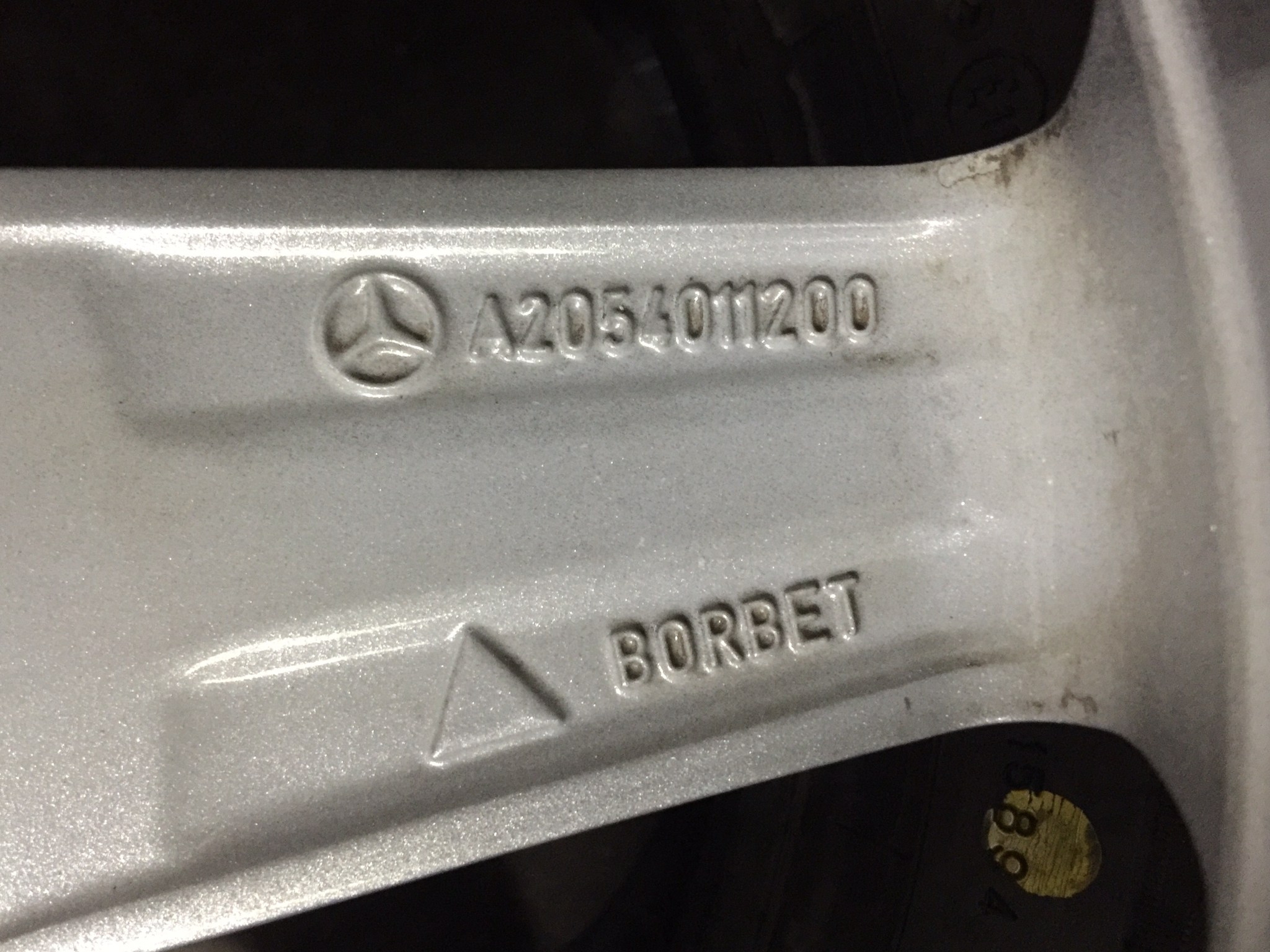 ล้อแท้ AMG ST6 18" 8.5" et +49